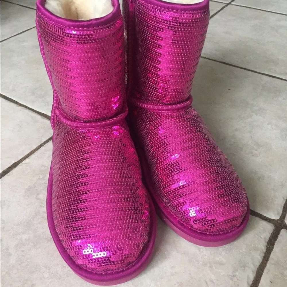Ugg Australia sequin sparkle boot sequin girls 4